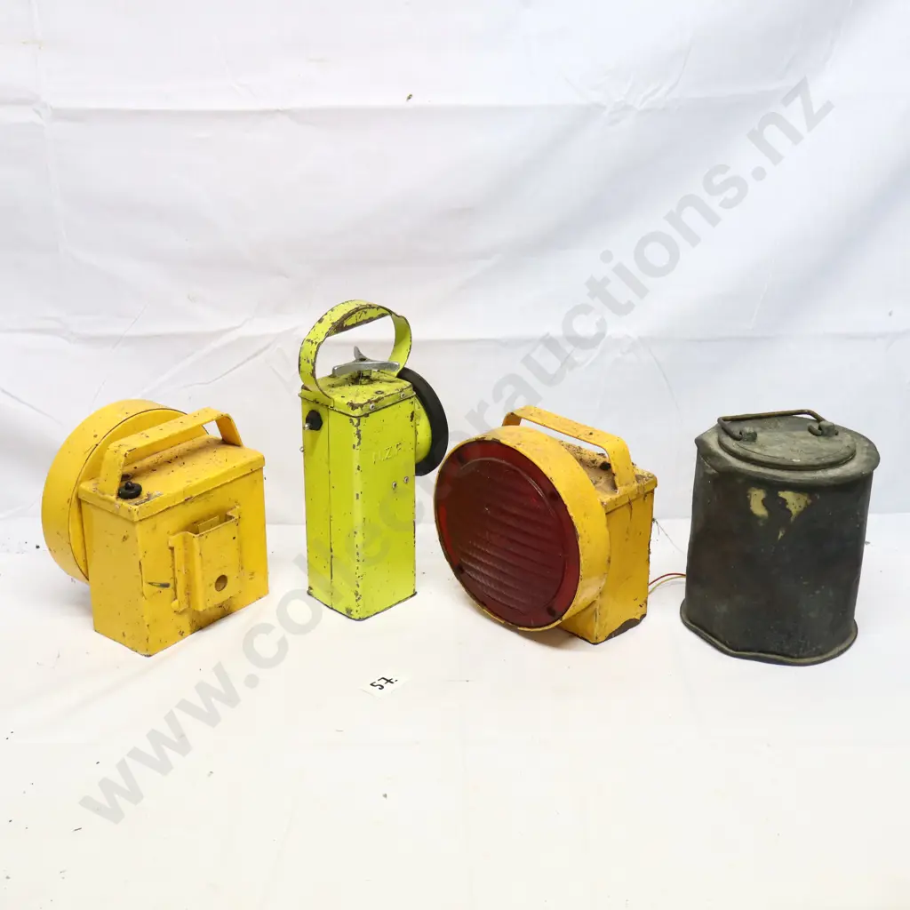 Collection of Railway Lamps and Signal Items Image 1++