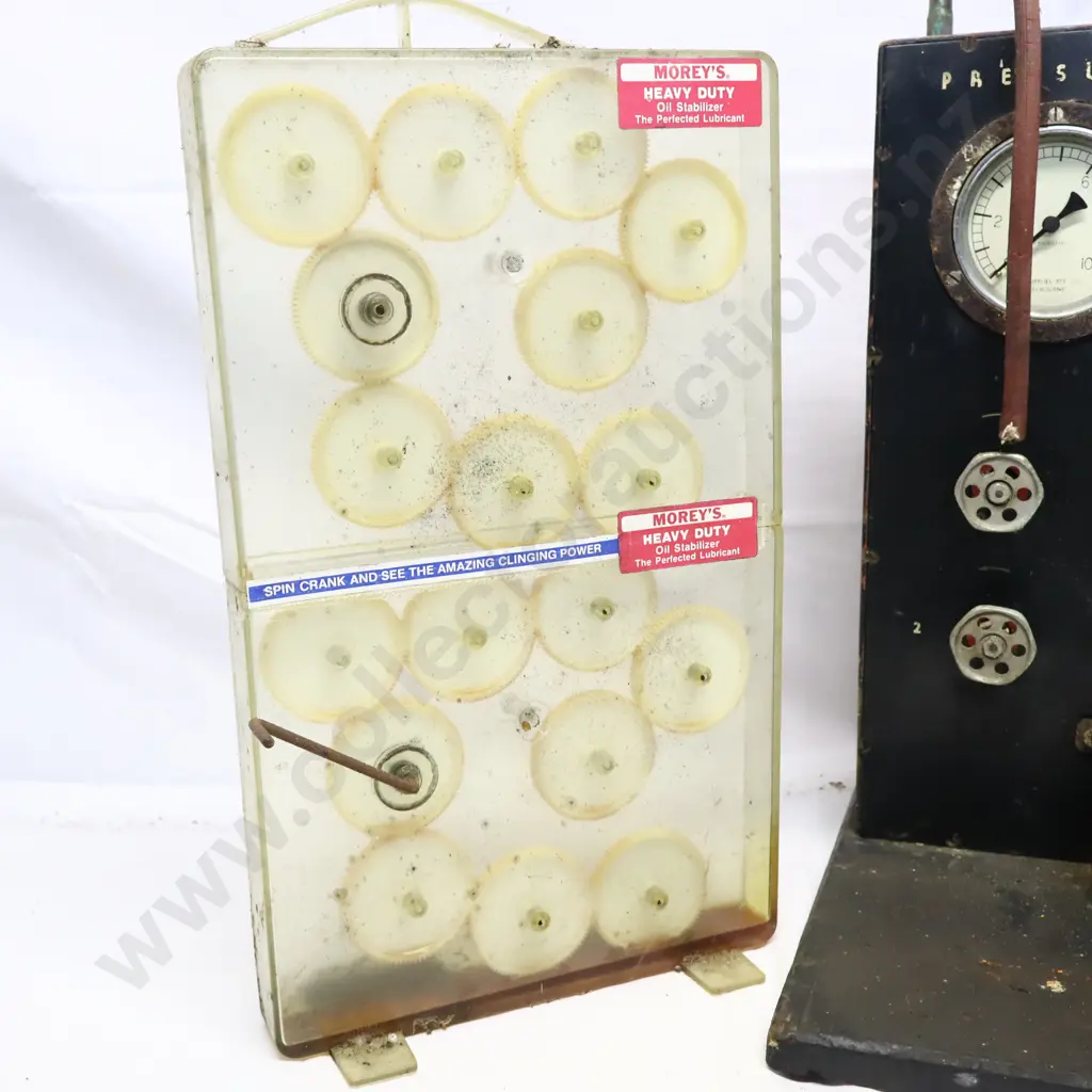 Toronto Vacuum Tester And Morey's Oil Viscosity Display. Image 1++