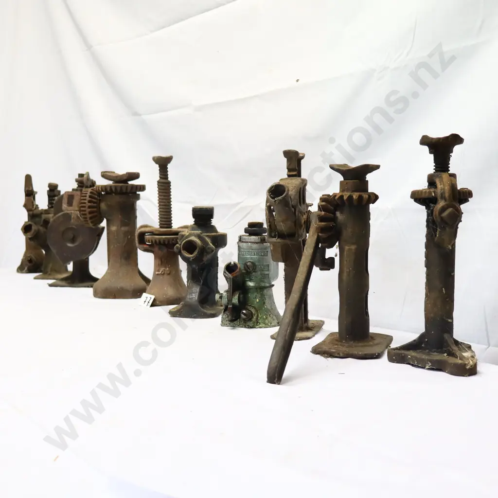 Collection of Vintage Mechanical Jacks Image 1++