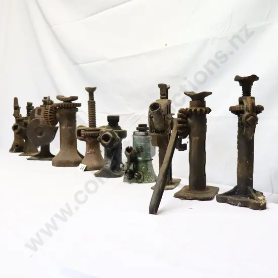 Collection of Vintage Mechanical Jacks