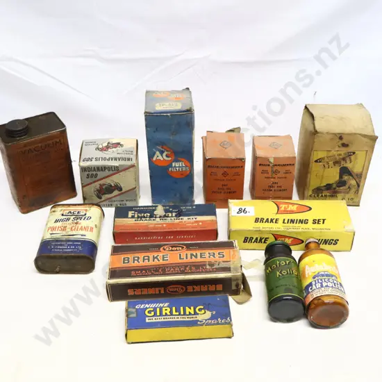 Vintage Automotive Packaging & Tins