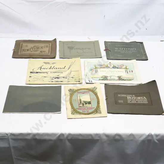 Assorted New Zealand Souvenir Booklets