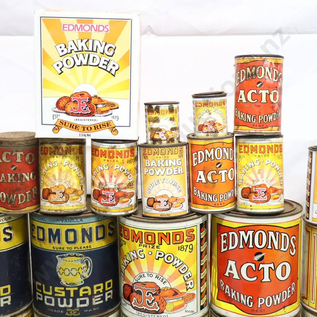 Edmonds Baking Powder Tin Collection Image 1++