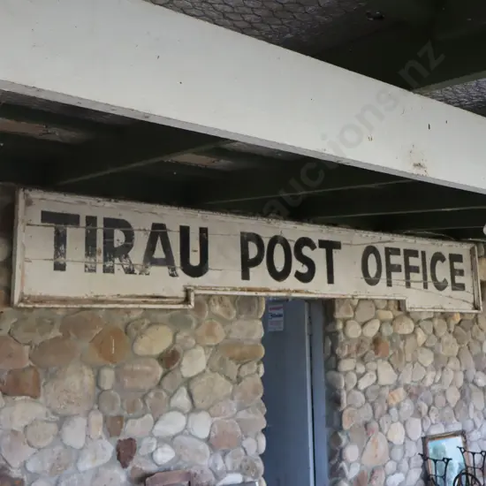 Original Tirau Post Office sign