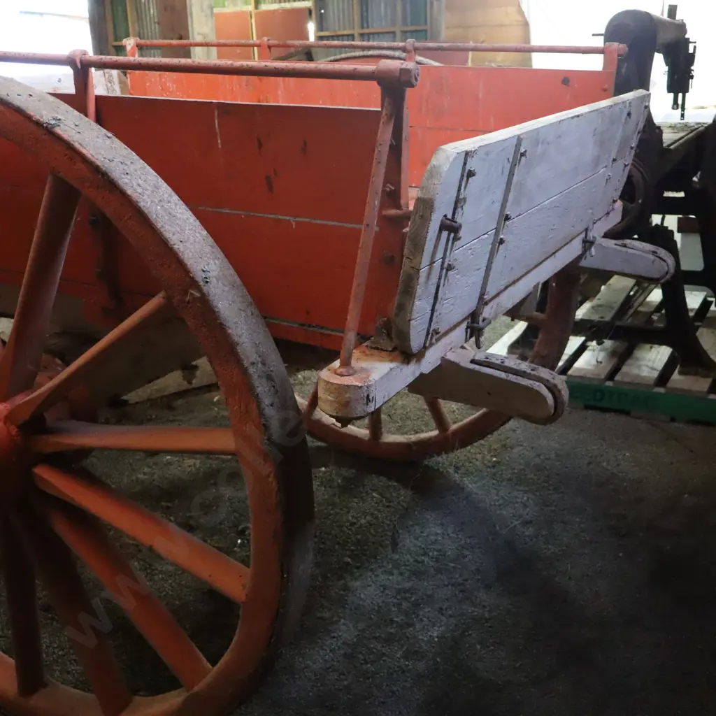 Antique Horse Drawn Farm Cart Image 1++