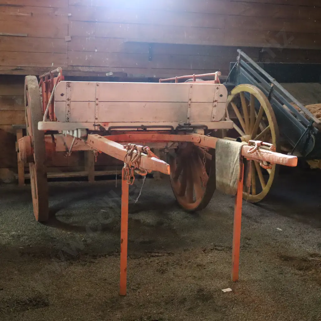Antique Horse Drawn Farm Cart Image 1++