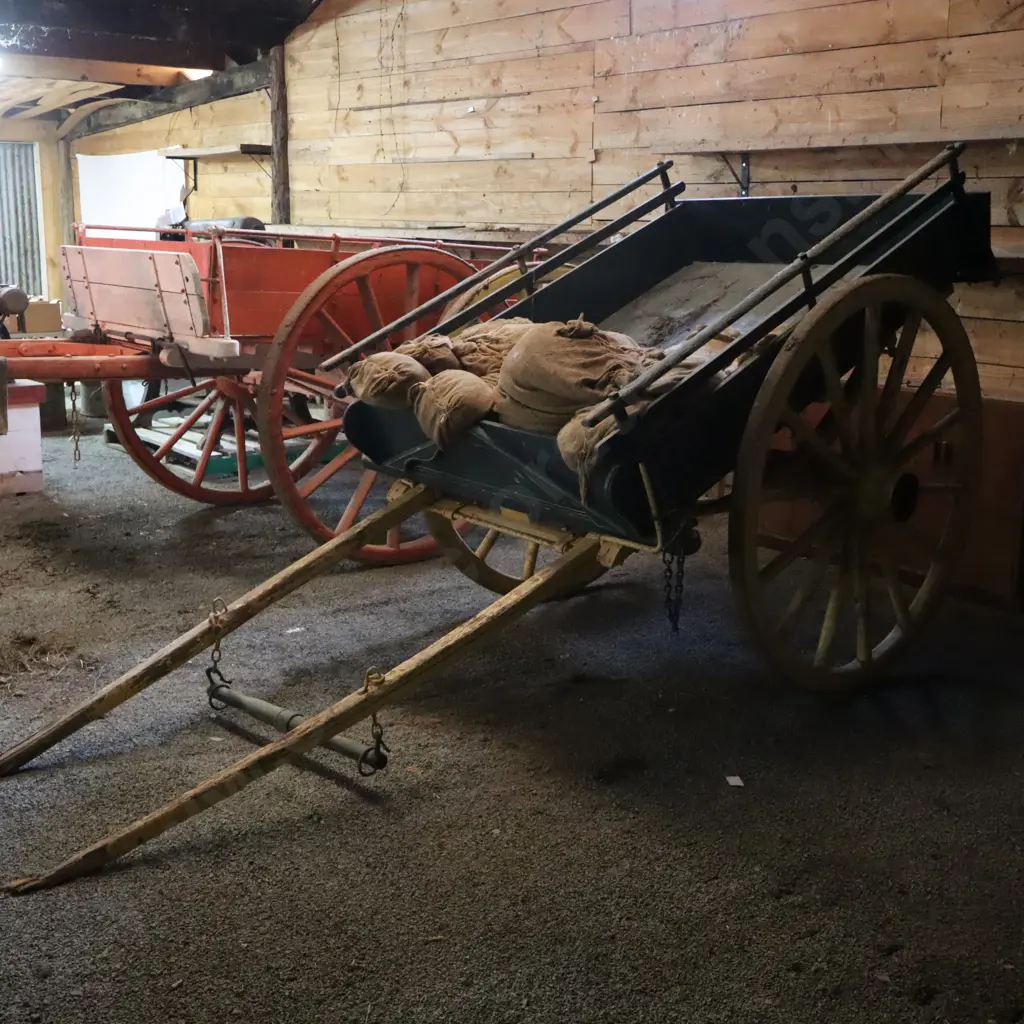 Vintage Horse Drawn Farm Cart Image 1++