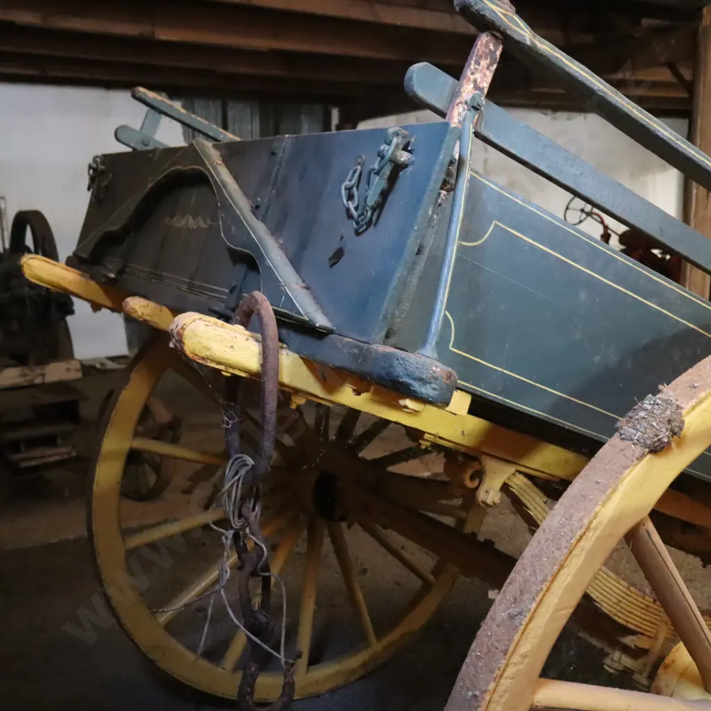 Vintage Horse Drawn Farm Cart Image 1++