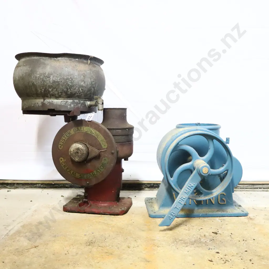 Alister Ball Cream Separator and Primitive Grinder Image 1++