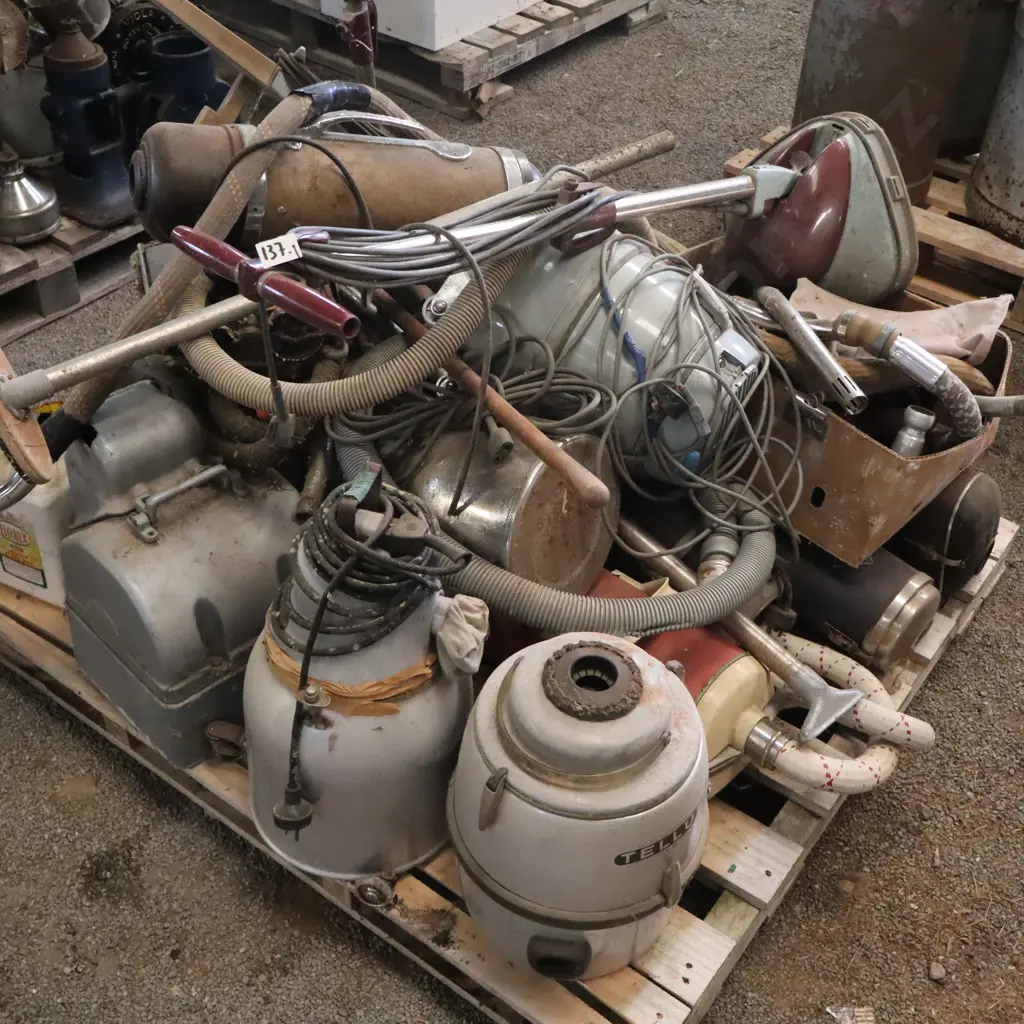 Assorted Vintage Vacuum Cleaners and Electrical Appliances Image 1++