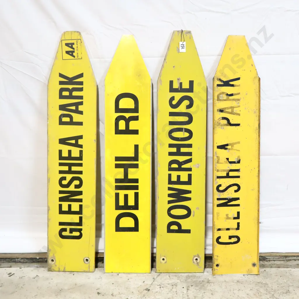 AA New Zealand Road Signs Group. Glenshea Park Deihl Rd Powerhouse Glenshea Park Image 1++