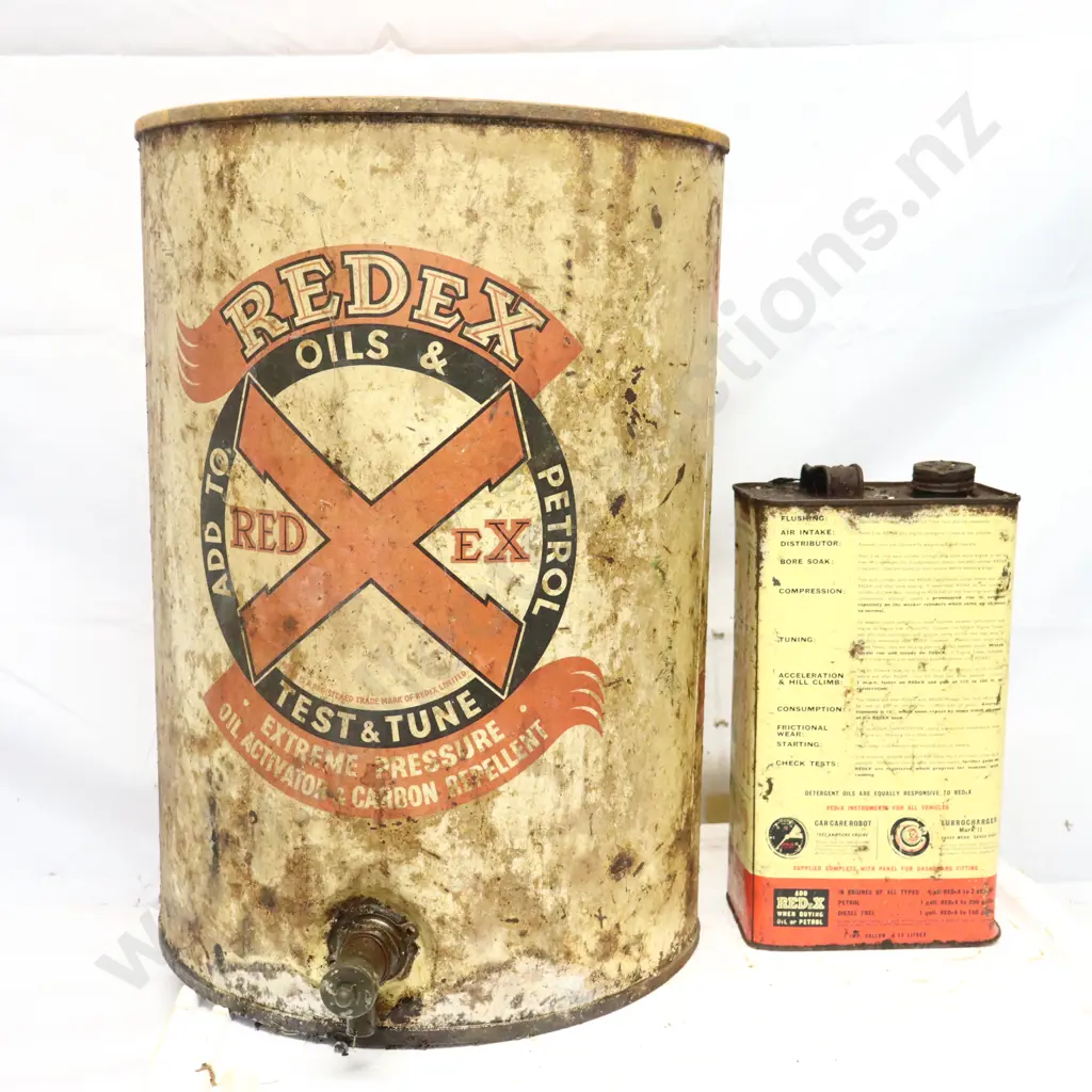 Redex Oil Drum & Additive Tin Image 1++