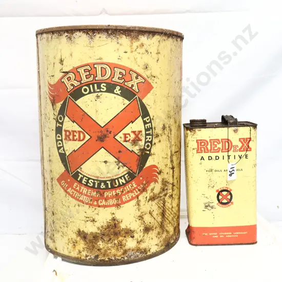 Redex Oil Drum & Additive Tin