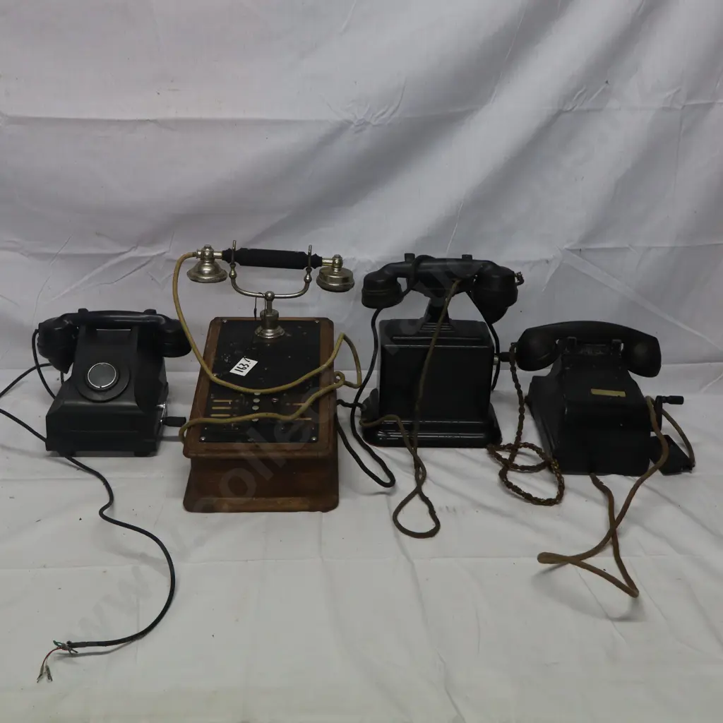 Collection of Vintage Telephones Image 1++