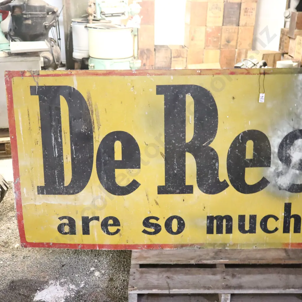 Large De Reszke Advertising Sign Image 1++