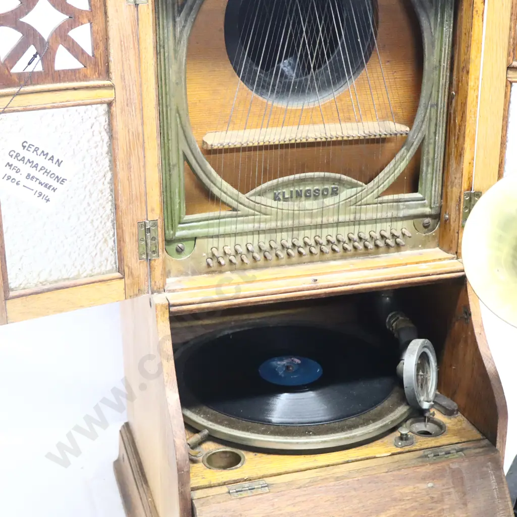 Klingsor Disc Music Box & Gem Phonograph Image 1++
