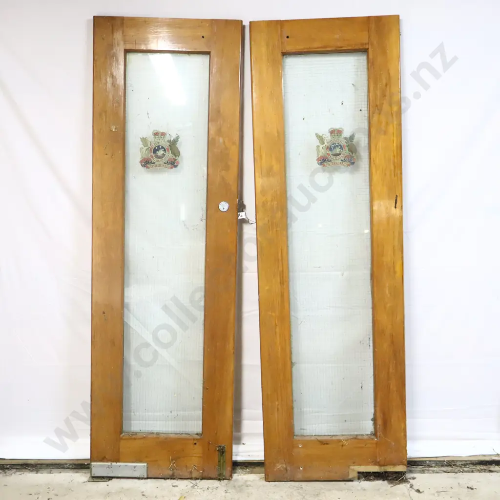Pair of NZ Transport Glass Doors Image 1++