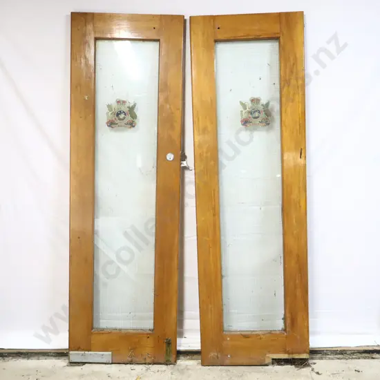 Pair of NZ Transport Glass Doors