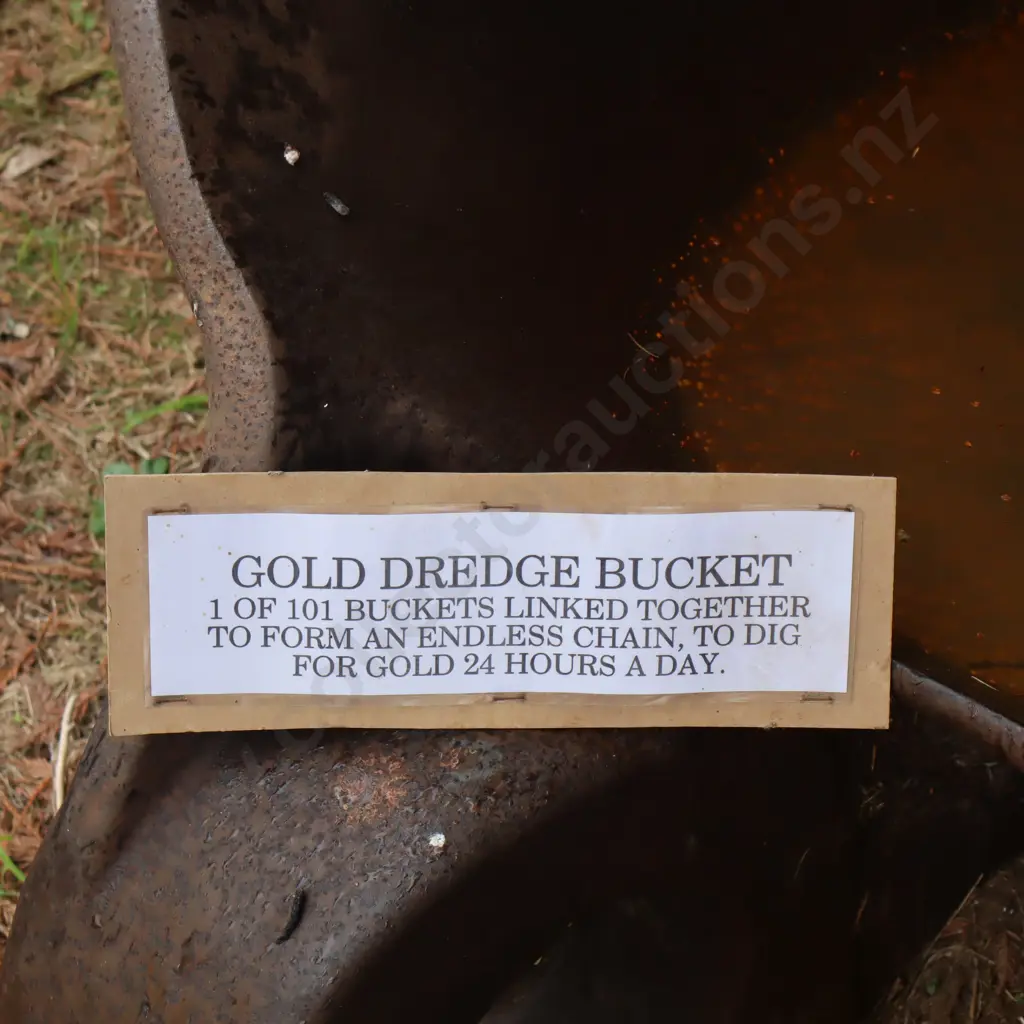 LARGE Gold Dredge Bucket Image 1++