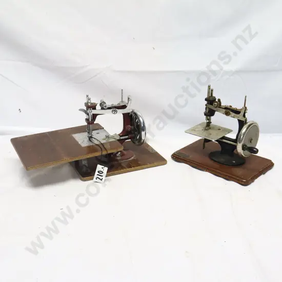 Pair of Kids Sewing Machines
