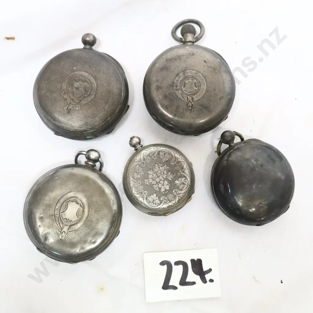 Sterling Silver Pocket Watches Image 1++
