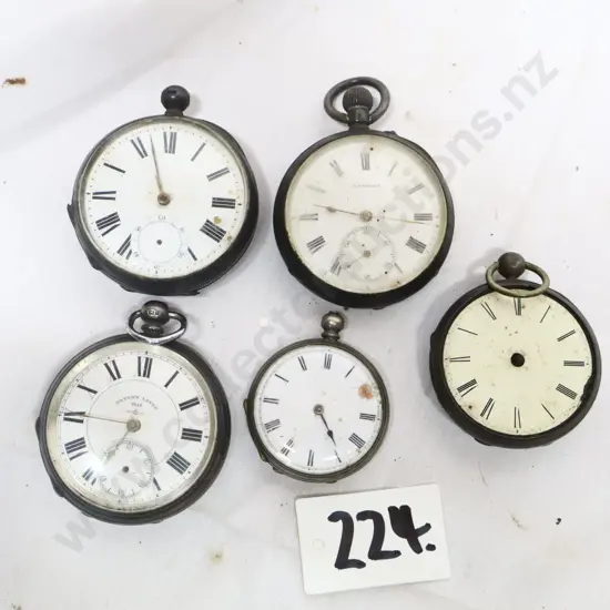 Sterling Silver Pocket Watches