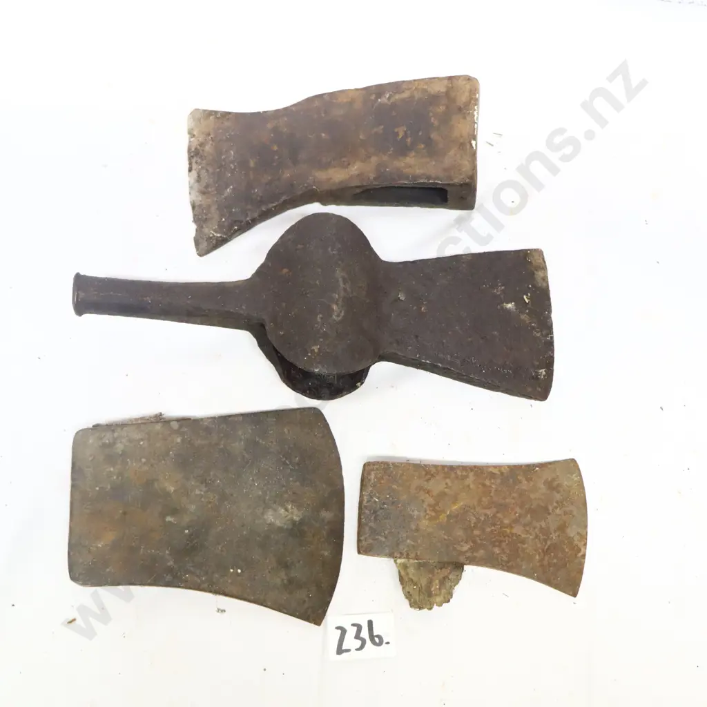 Collection of Vintage Axe Heads Image 1++