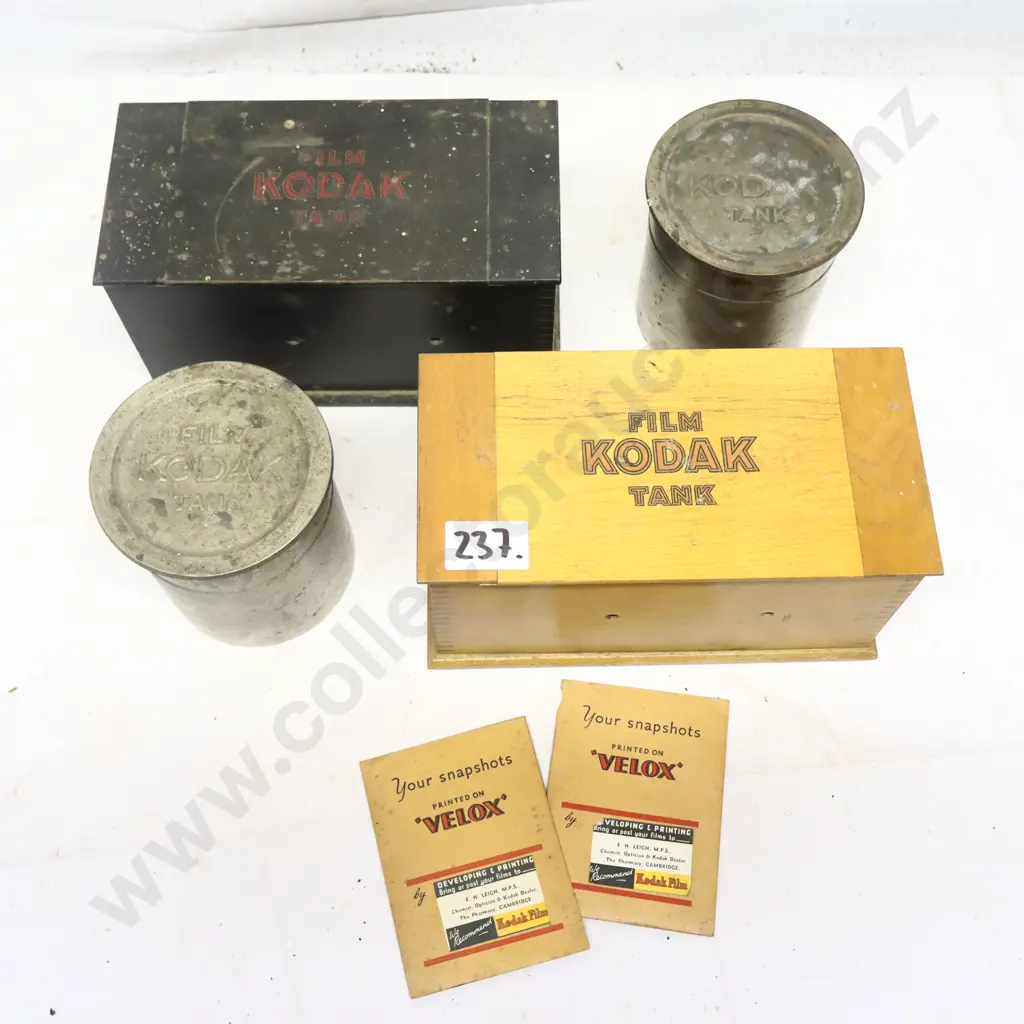 Kodak Film Developing Tanks & Boxes Image 1++