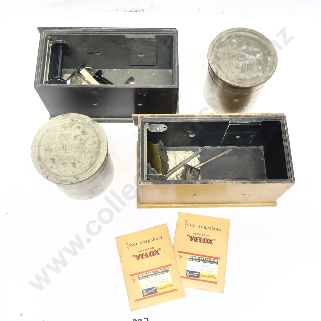 Kodak Film Developing Tanks & Boxes Image 1++