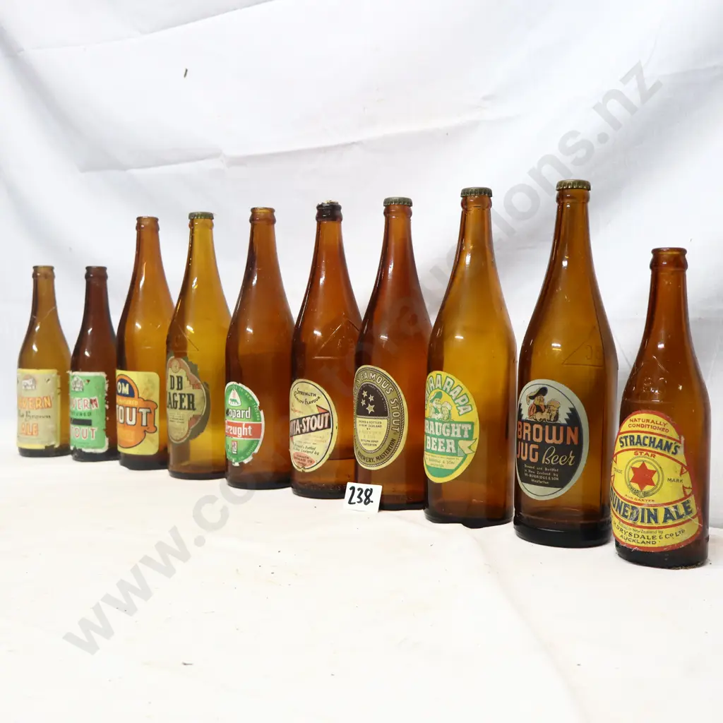 Assorted Vintage NZ ABC Beer Bottles Image 1++