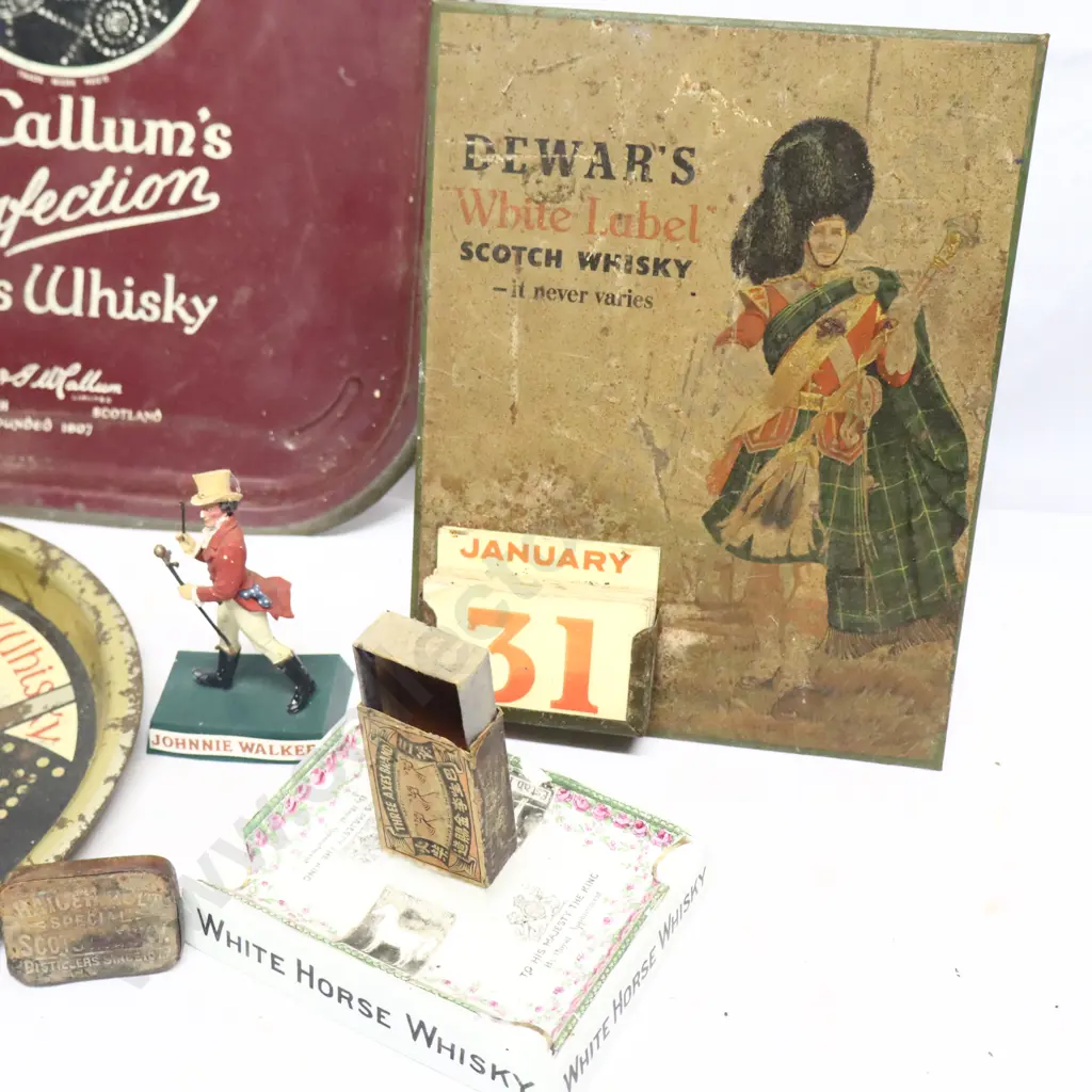 Collection of Whisky Advertising Items Image 1++