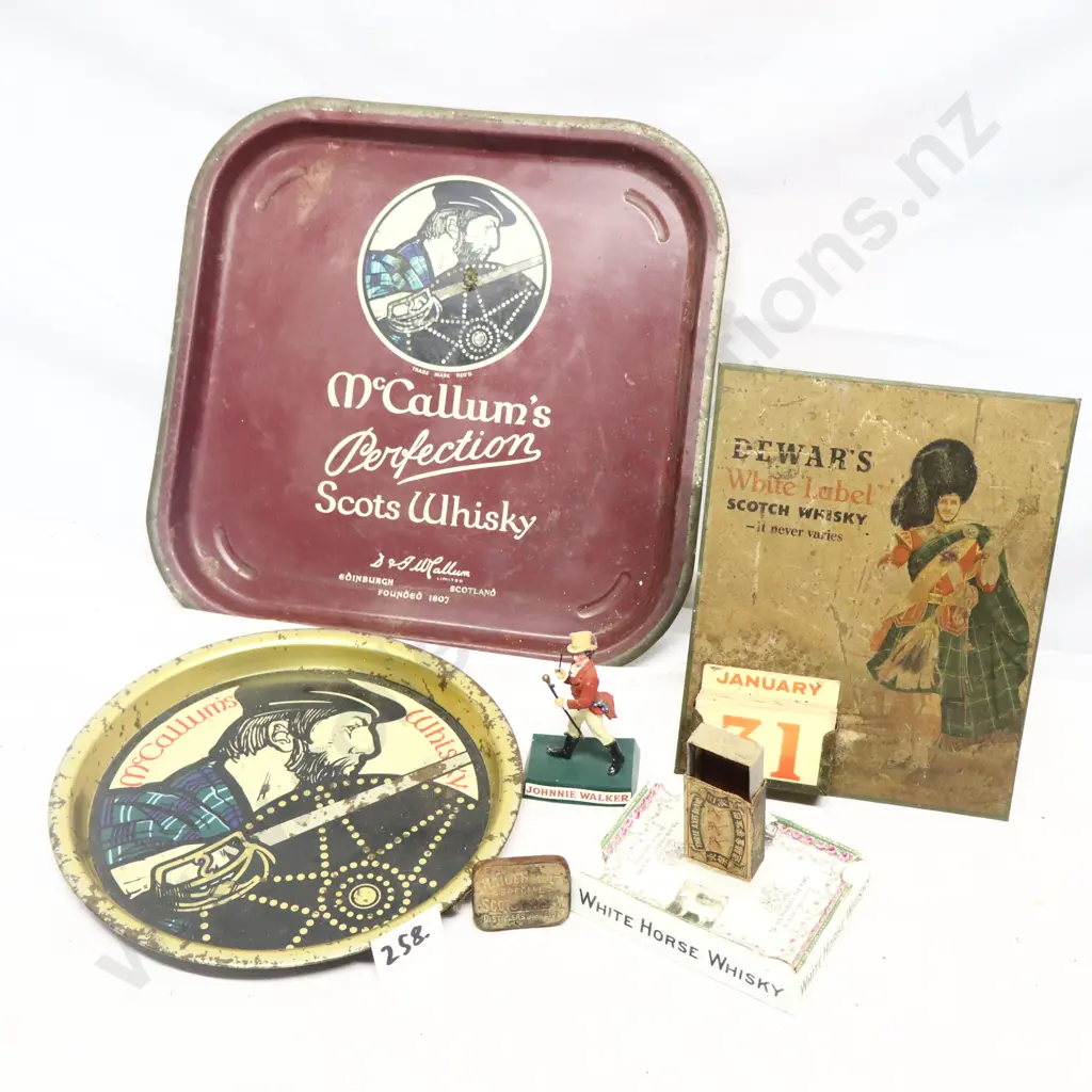 Collection of Whisky Advertising Items Image 1++