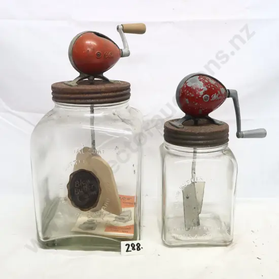 Pair of Butter Churns