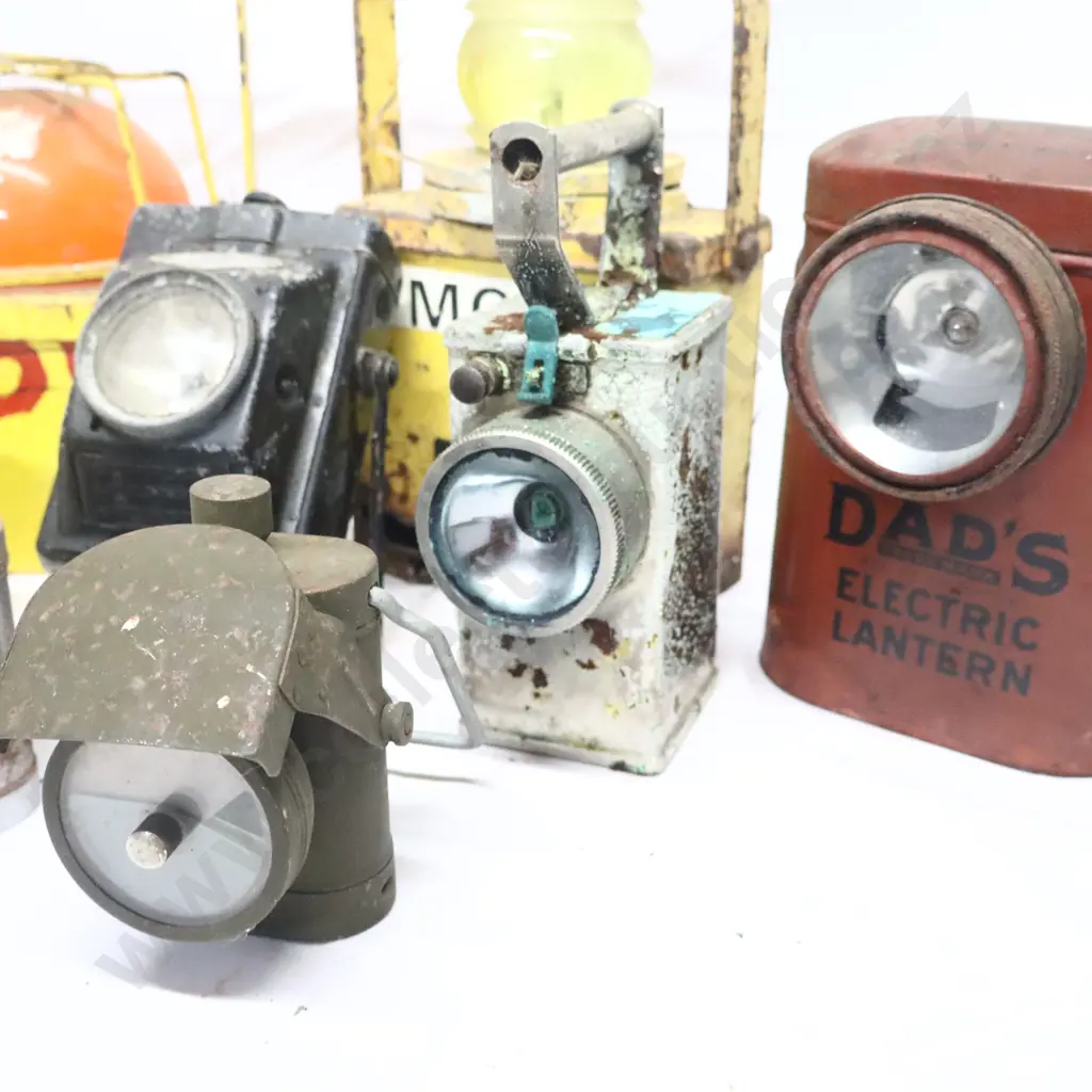Collection of Vintage Lanterns & Bicycle Lamps Image 1++