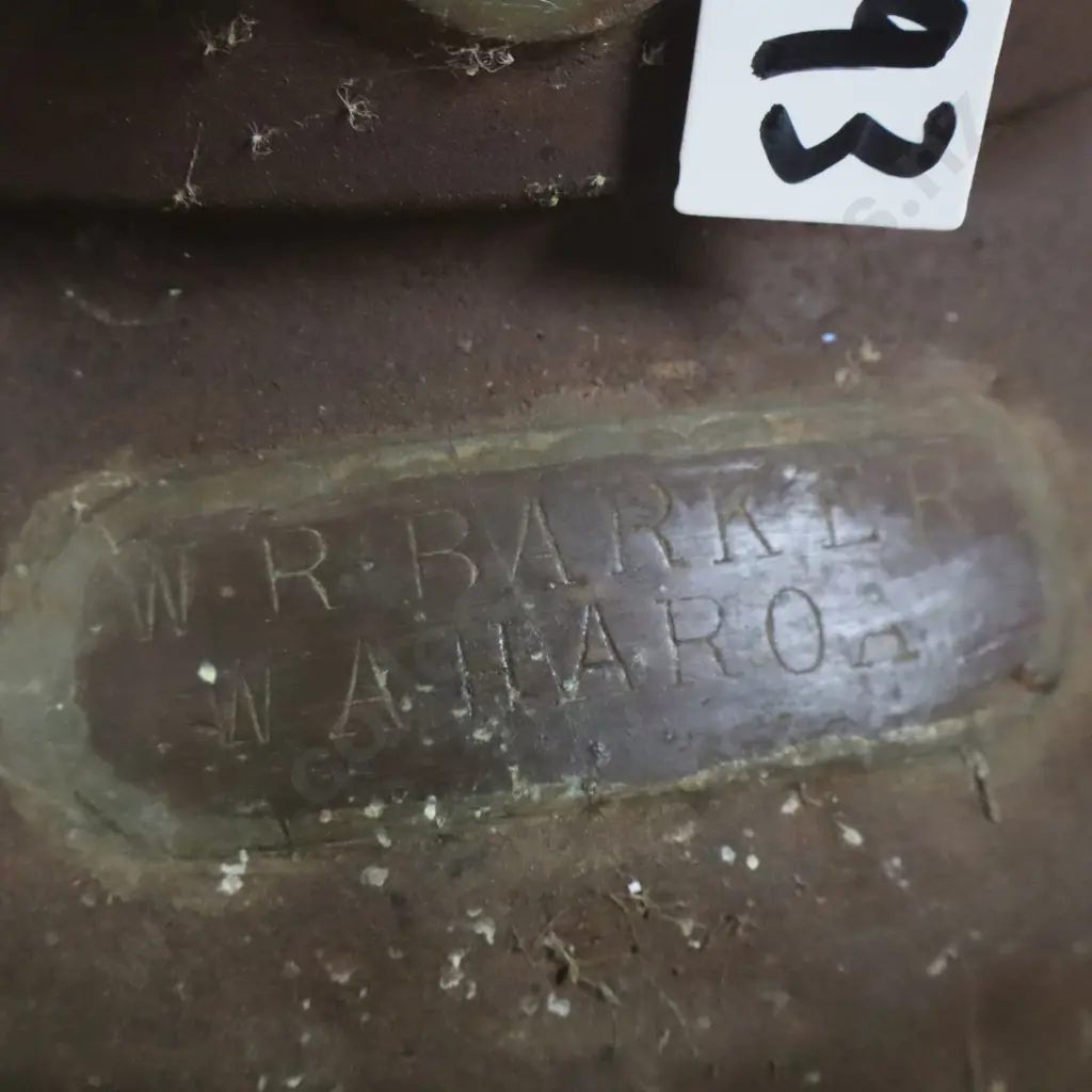 Cream Can Stamped Waharo Image 1++