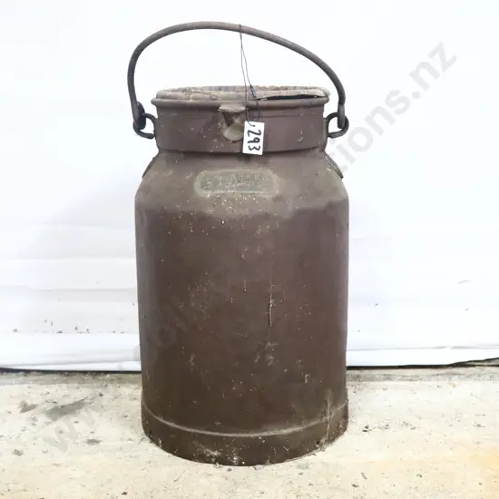 Cream Can Stamped Waharo