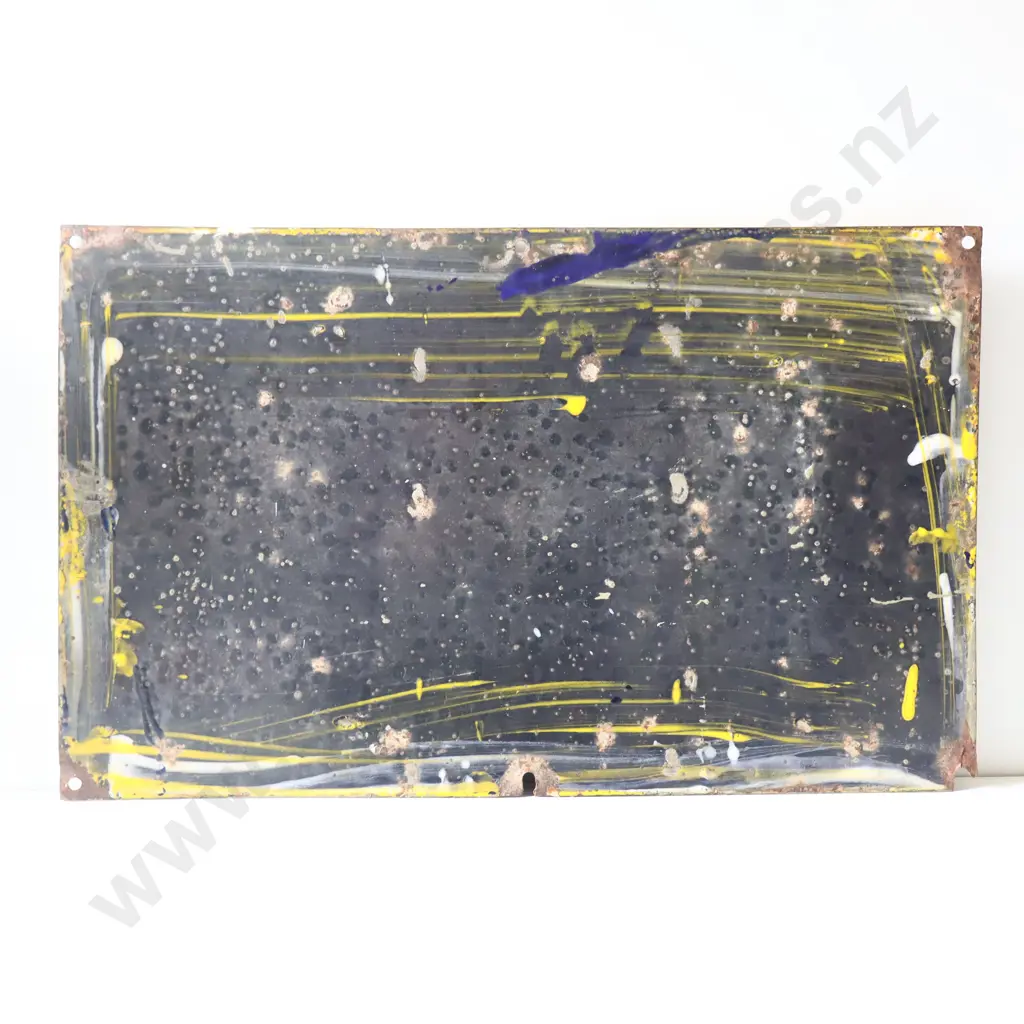 Plume Benzine Enamel Sign Image 1++