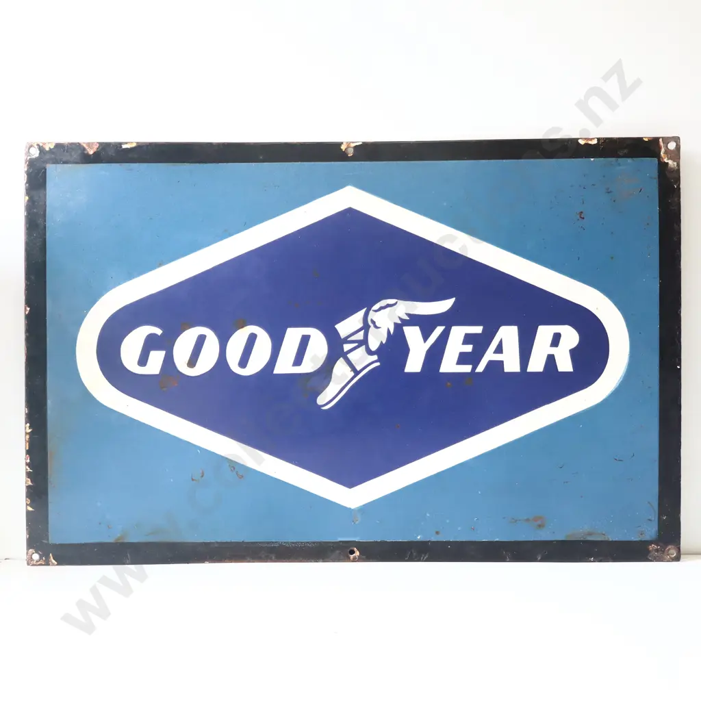 Goodyear Enamel Sign Image 1++