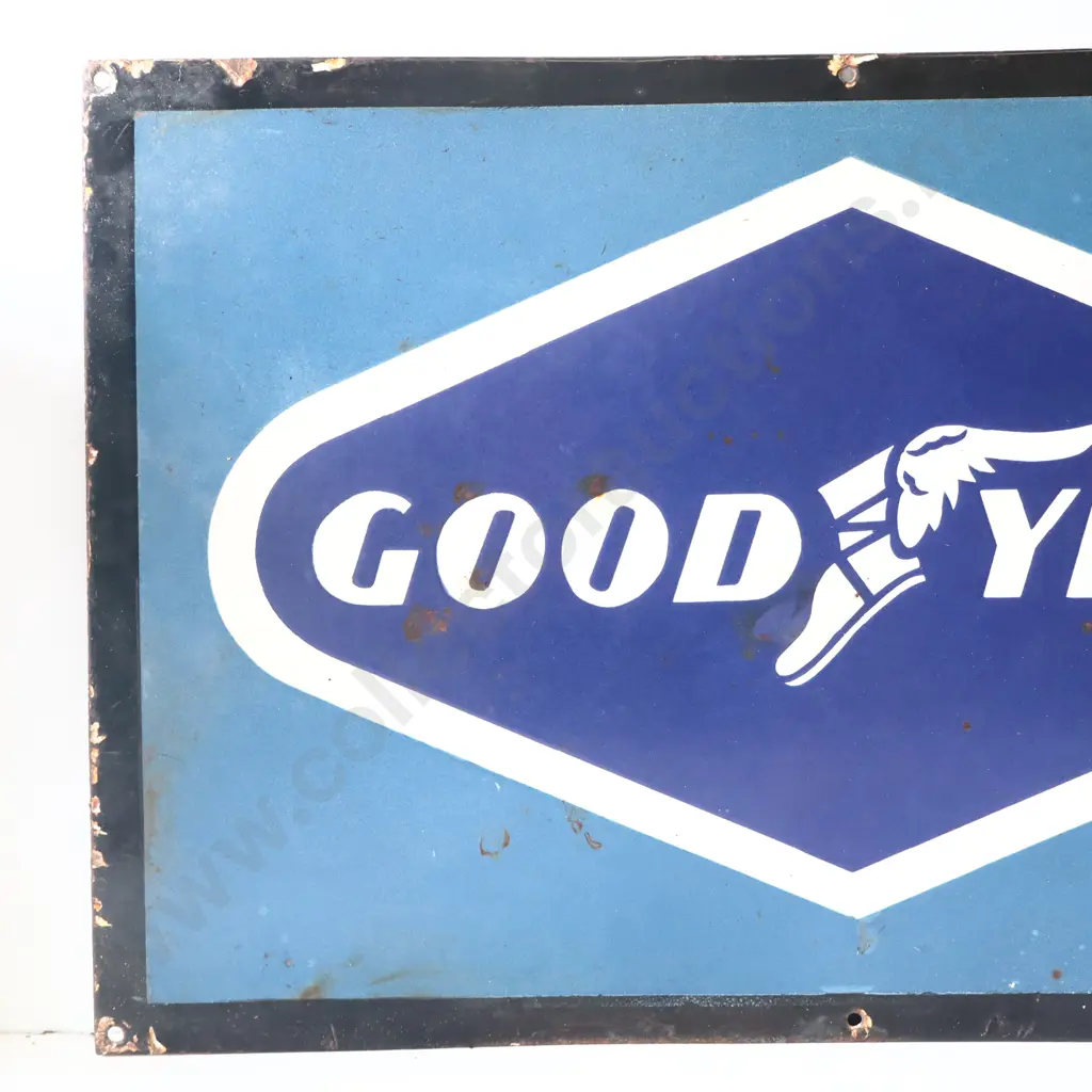 Goodyear Enamel Sign Image 1++