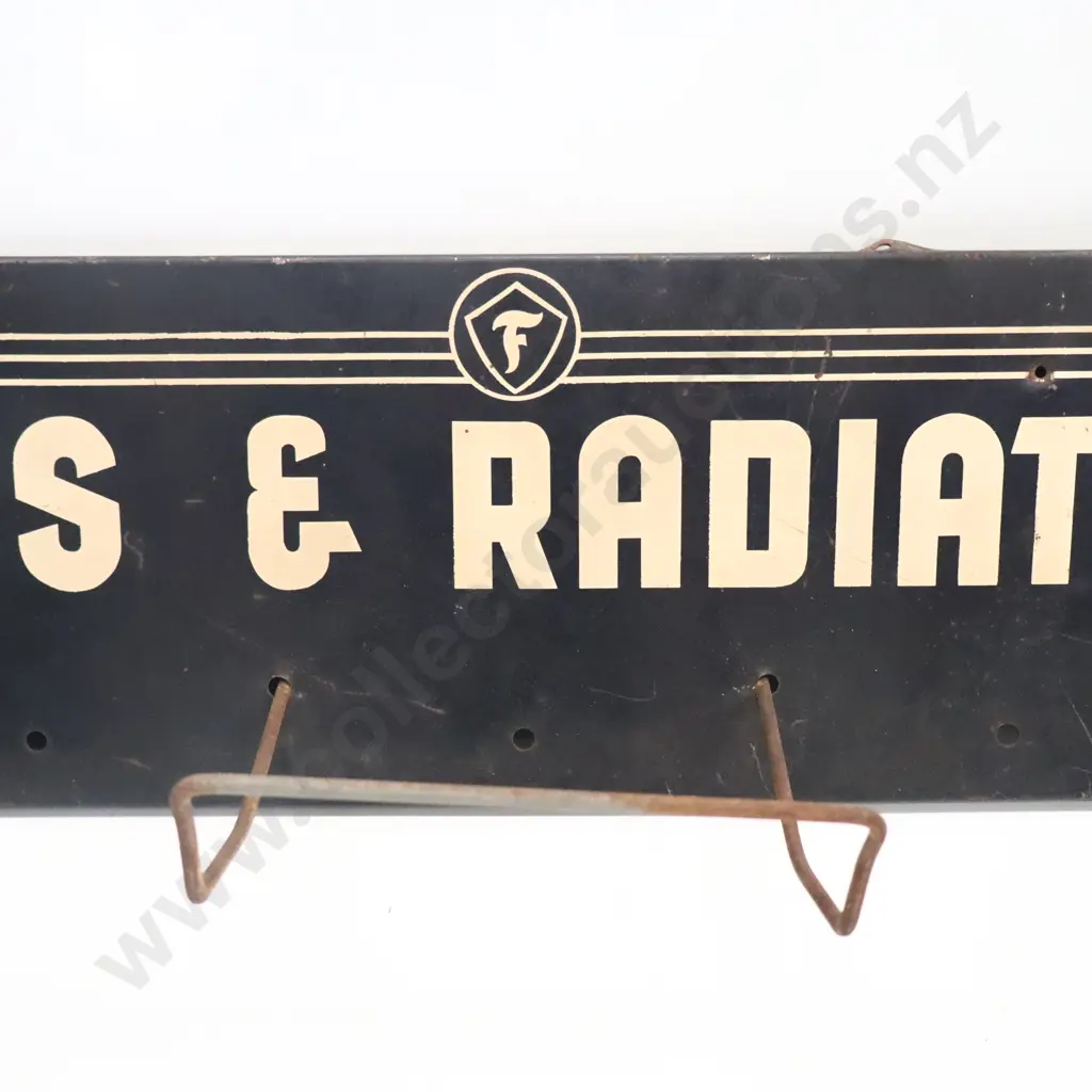 Firestone Fanbelts And Radiator Hose Tin Rack Sign Image 1++