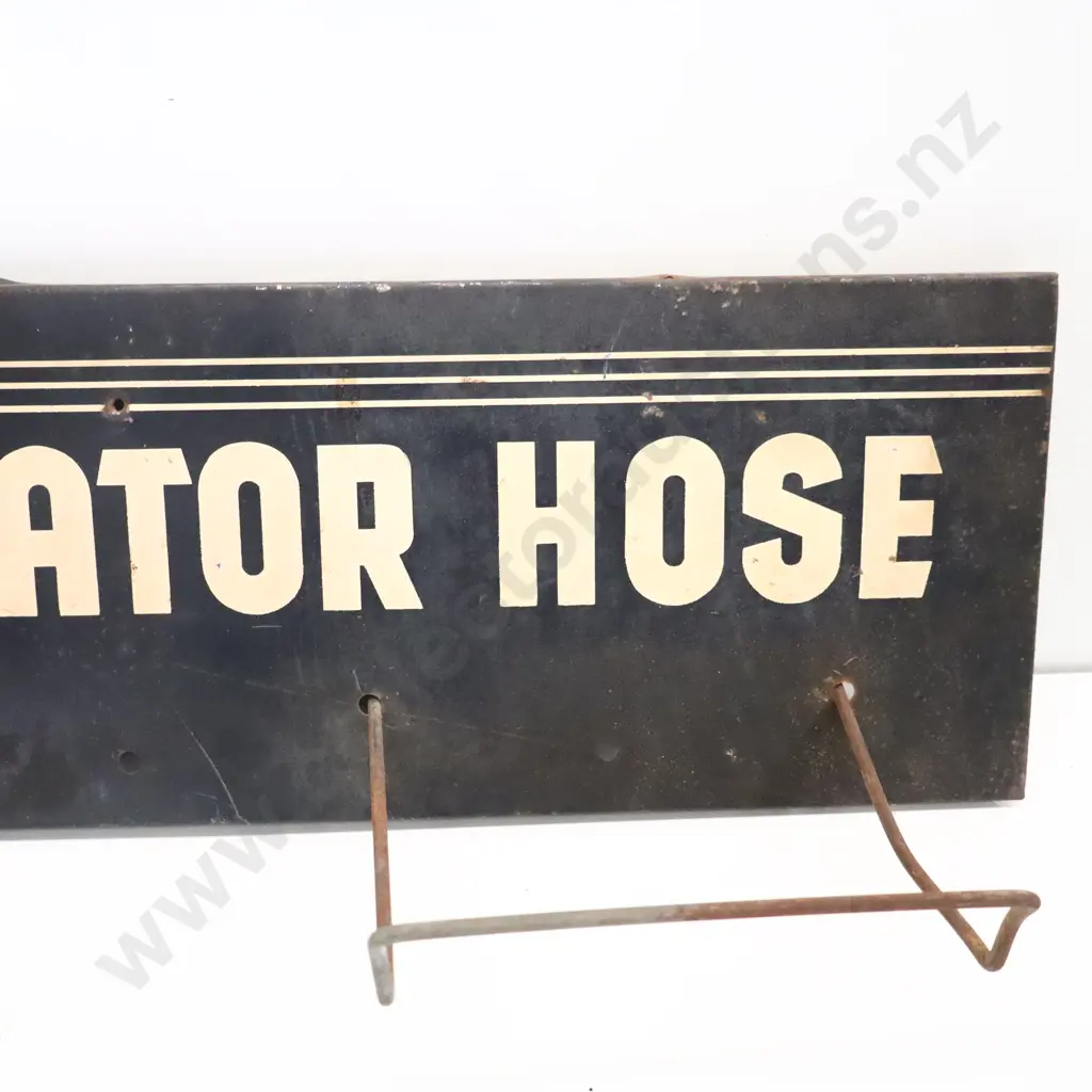 Firestone Fanbelts And Radiator Hose Tin Rack Sign Image 1++