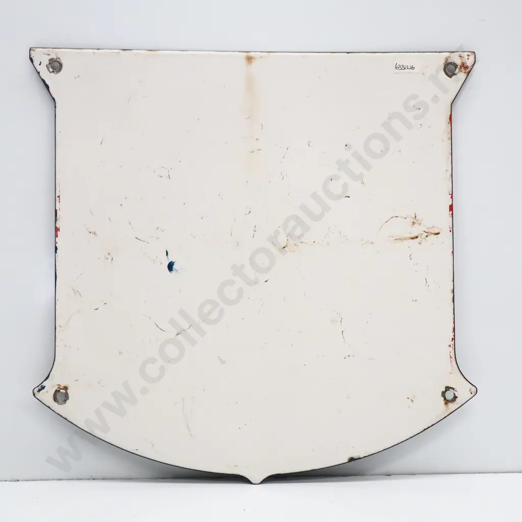 Mobil Gas Enamel Pump Plate Dated 1947 Image 1++