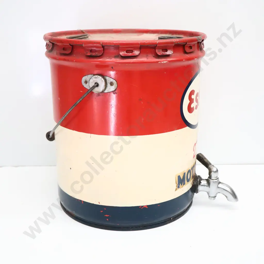 Esso 2T Motor Oil Drum Image 1++