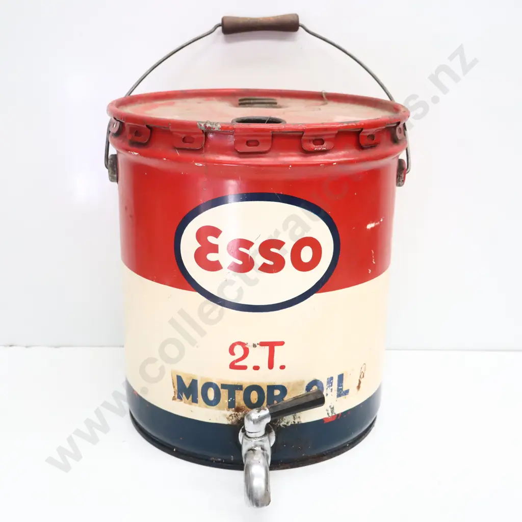 Esso 2T Motor Oil Drum Image 1++
