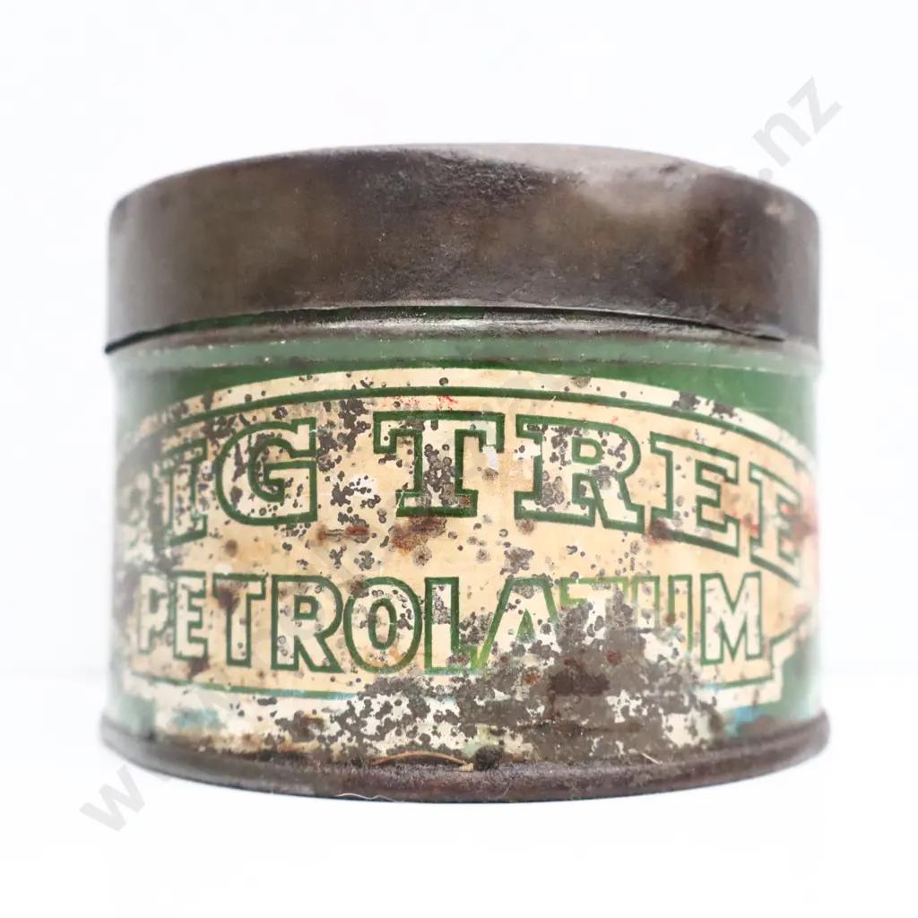 Early Big Tree Petrolatum Grease Tin Image 1++