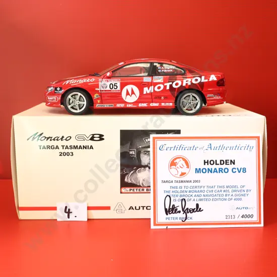 Holden Monaro CV8 – Targa Tasmania #05 – Peter Brock & A. Gigney – 2003