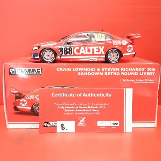 Holden Commodore VE – Sandown Retro Round Livery #888 – Craig Lowndes & Steven Richards – 2016