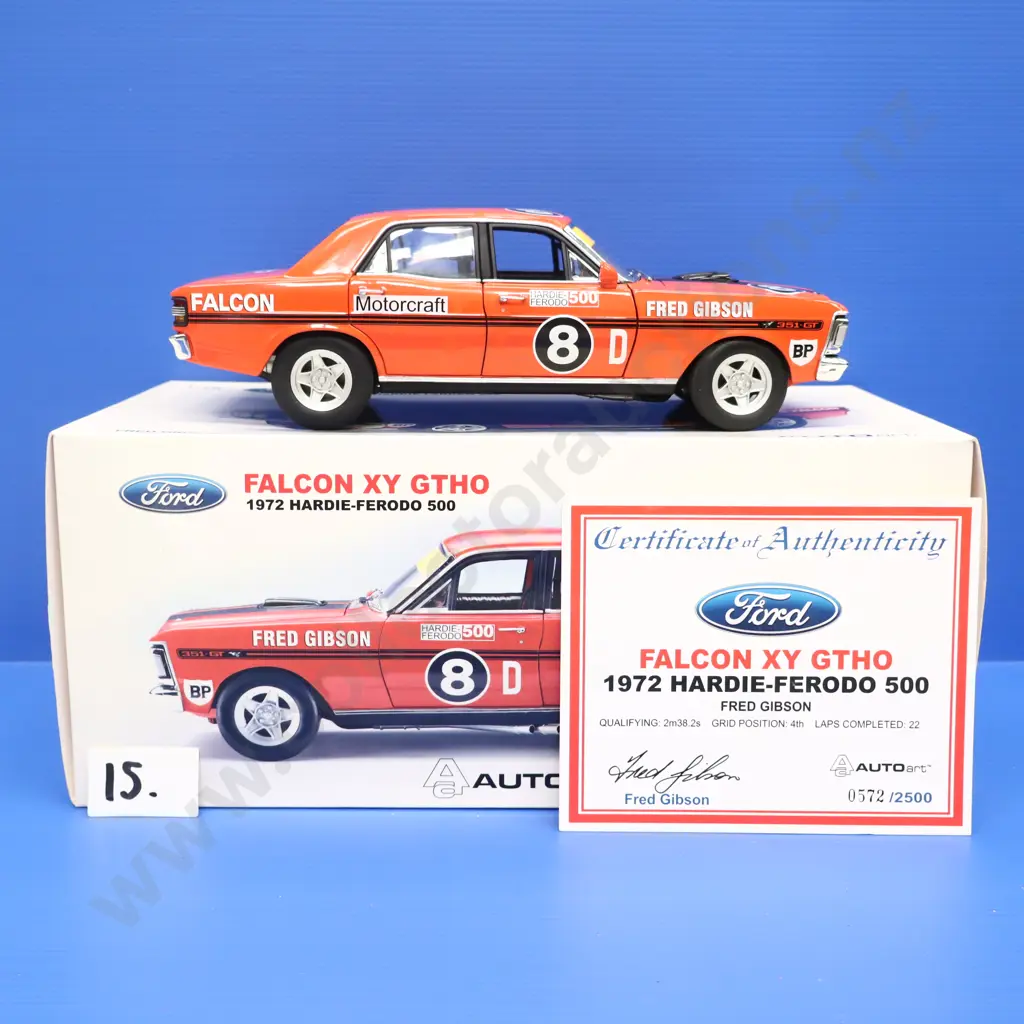 Ford Falcon XY GT-HO – Hardie-Ferodo 500 #8D – Fred Gibson – 1972 Image 1++