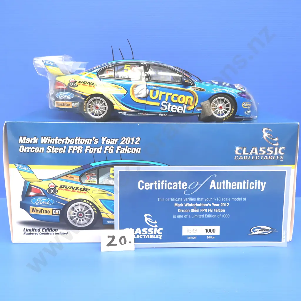 Ford Falcon FG – Orrcon Steel FPR – Mark Winterbottom – 2012 Image 1++