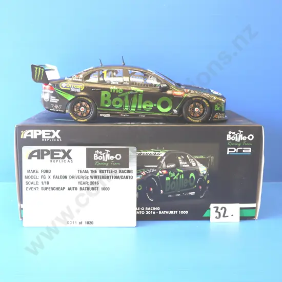 Ford Falcon FG X – The Bottle-O Racing Team Bathurst 1000 #7 – Mark Winterbottom & Steve Canto – 2016